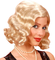 Peruka Retro blond - 1 szt.