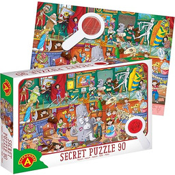 A ALEXANDER Puzzle Obserwacyjne z Lupą  90