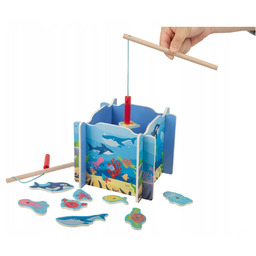 PLAYTIVE GRA ZRĘCZNOŚCIOWA ŁOWIENIE RYB RYBEK DREWNIANA 20