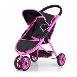 Milly Mally Wózek dla lalek Susie Prestige Black