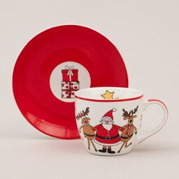 Filiżanka ze spodkiem Spirit of Christmas porcelana 200ml,