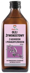 Olej Żywokostowy z Gojnikiem i Podagrycznikiem, MyVita, 250