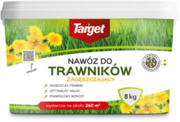 Nawóz do traw zagęszczający i wypierający chwasty