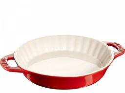 Staub Okrągły Półmisek Ceramiczny Do Ciast 2l Czerwony