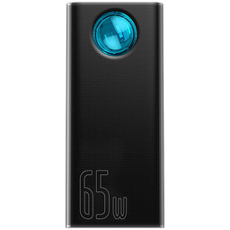 Powerbank BASEUS AMBILIGHT 30000MAH, 4XUSB, USB-C, 65W (CZARNY)