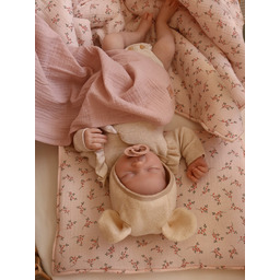 Muślinowy otulacz dla noworodka "Baby pink"