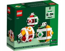LEGO Iconic 40604 Zestaw świątecznych ozdób
