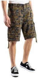 szorty REELL - New Cargo Short Scale Camo