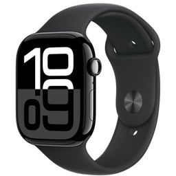 Apple Watch 10 42/Onyks Aluminum/Czarny Pasek Sportowy S/m