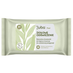 LUBA Chusteczki do higieny intymnej Ziołowe Odświeżenie, 20szt.