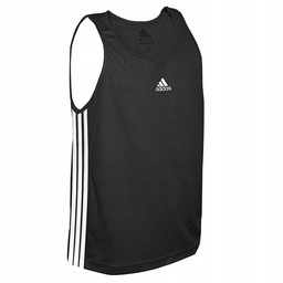 Koszulka bokserska Adidas Czarny/Biały Rozmiar: Xs