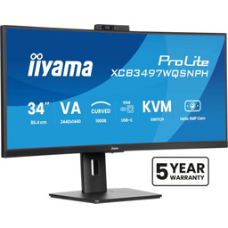 IIYAMA Monitor 86,4cm (34") XCB3497WQSNPH-B1 21:9 HDMI+DP+USB-C Webc