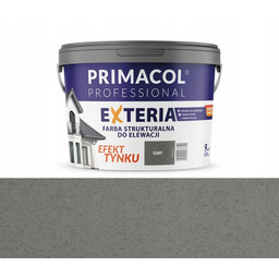 Primacol Farba Elewacyjna Exteria 4,5l Szary farba Strukturalna