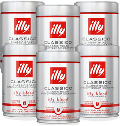 6x Kawa ziarnista illy Classico 250g