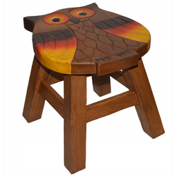 Drewniay Taboret stołek dla dziecka drewno akacjowe tekowe