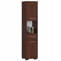 Szafka łazienkowa wenge 140cm z szufladą i półkami