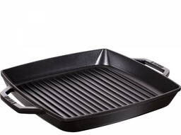 Staub Kwadratowa Patelnia żeliwna Grillowa Z Dwoma Uchwytami