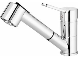 DEANTE Bateria kuchenna stojąca NARCYZ chrom z wyciąganą