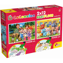 Lisciani, puzzle, Dwustronne Puzzle Podlogowe Chodźmy Na Spacer,