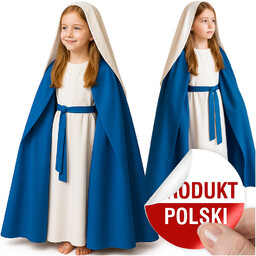 Strój Maria Kostium Maryja Jasełka Matka Boska Naklejka