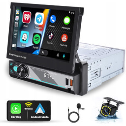 Hikity Radio Samochodowe 1 Din z Ekranem Dotykowym