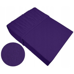 Prześcieradło frotte z gumką 200x220 Bielbaw Greno śliwkowe