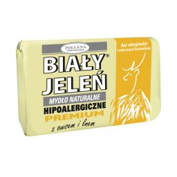 Biały Jeleń Hipoalergiczne mydło naturalne z owsem