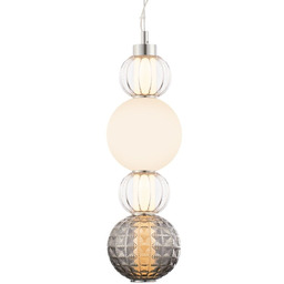 Maytoni Lampa wisząca LED 17W 3000K okrągła przeźroczysta