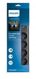 Listwa przeciwprzepięciowa Philips 2m 8gniazd PowerBlocker