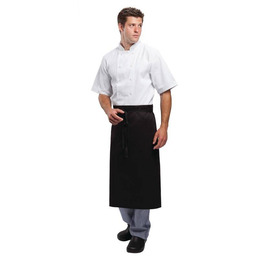 Whites Chefs Clothing Zapaska standardowa czarna 76,2x91,5cm