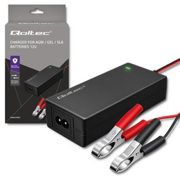 QOLTEC Inteligentna ładowarka 52663 do akumulatora AGM GEL