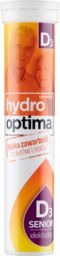 HydroOptima Senior D3, elektrolity + witamina D, 20