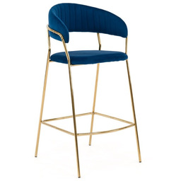 Hoker Glamour niebieski MARLO BC-01 welur