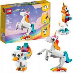 Lego Creator Zestaw 3W1 Magiczny Jednorożec Konik Morski