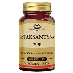 SOLGAR Astaksantyna - 30 kaps.
