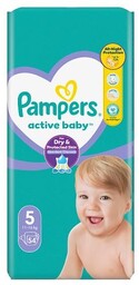 Pampers Active Baby 5 Pieluszki 11-16 kg, 54