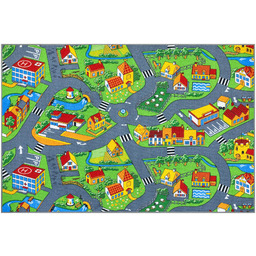 Dywan Dziecięcy Kolorowy Miaseczko Droga Filc Little Village