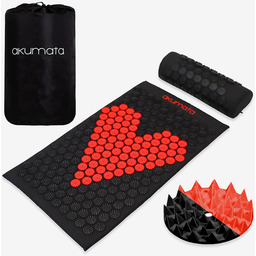 Akumata polska mata do akupresury z poduszką SERCE