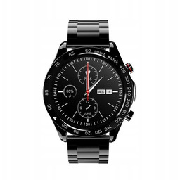 Smartwatch HiFuture FutureGo Pro czarny Bluetooth krokomierz stalowy