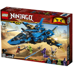LEGO Ninjago, klocki Burzowy myśliwiec Jaya, 70668