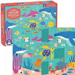 Mudpuppy, puzzle, z okienkami Przyjęcie w oceanie, 12