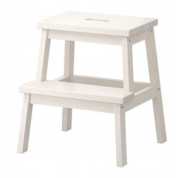 Ikea bekvam drewniany stołek taboret schodek dwa stopnie
