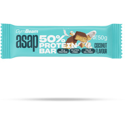 GymBeam Baton proteinowy ASAP 50% 50 g kokos