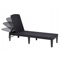 Keter Leżak Technorattanowy Jaipur Graphite