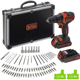 Black&decker Wiertarko-wkrętarka BLACK & DECKER BDCHD18BAFC zestaw akumulatorów