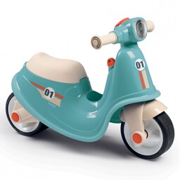 Jeździk Smoby turkusowy skuter Retro Ciche koła