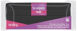 Sculpey Glina Do Rzeźbienia Premo Black 454g
