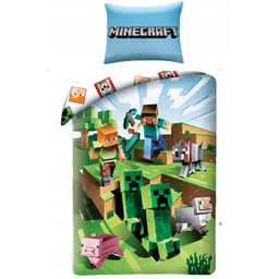 Pościel Minecraft Kilof Tnt Steve Creeper 160X200