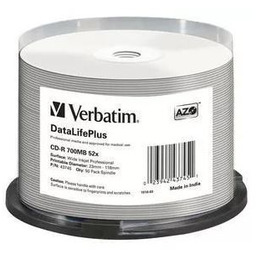 Verbatim CD-R 52x 700MB 50szt. Printable 43745