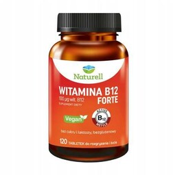 NATURELL Witamina B12 forte, 120 tabletek